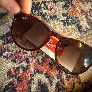 Pre-Owned Gently Used Ray-Ban “Erika” Sunglasses with Case & Cleaning Cloth